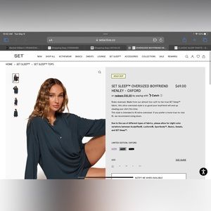 Set Active Set Sleep Set in Color Oxford (XS)